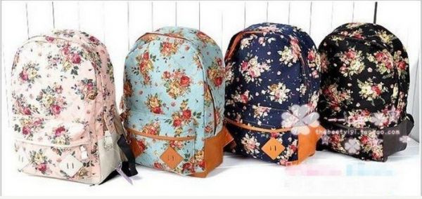 Mochila floral